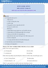 Đề kiểm tra học kì 1 Lịch sử và Địa lí 6 - Đề số 2